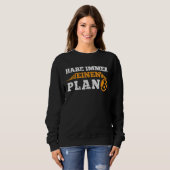 Haben Sie immer einen Plan B btc Bitcoin Sweatshirt (Vorne ganz)