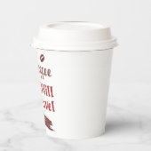 Haben Sie Kaffee wird Reise-Cup für Gratis-Spiritu Pappbecher (Links)