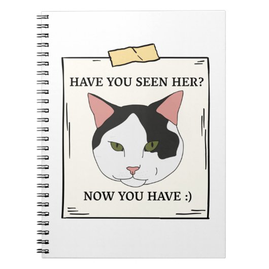 Haben Sie Katze jetzt Gewollt? Notizblock (Vorderseite)