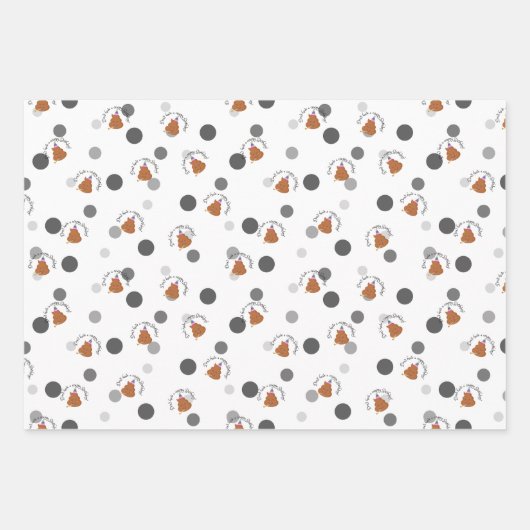 Haben Sie kein Crappy-Birthday-Wrapping Paper-Set Geschenkpapier Set (Vorderseite 3)