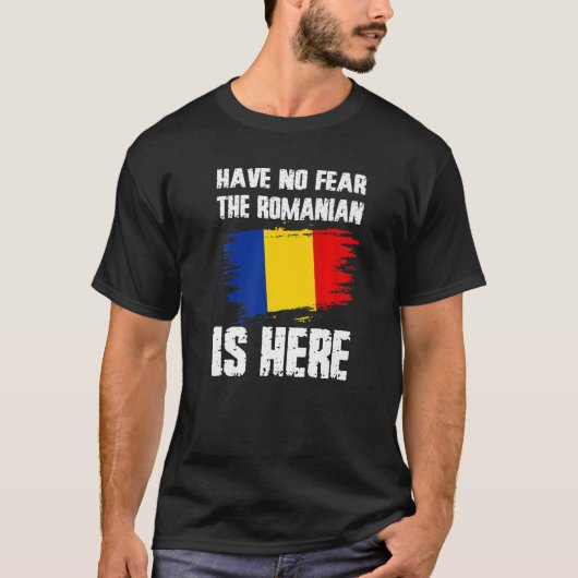 Haben Sie keine Angst, der Rumäne ist hier Rumänie T-Shirt (Vorderseite)