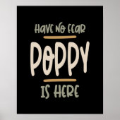 Haben Sie keine Angst Mohn ist hier - Vater und Op Poster (Vorne)