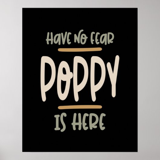 Haben Sie keine Angst Mohn ist hier - Vater und Op Poster (Vorne)
