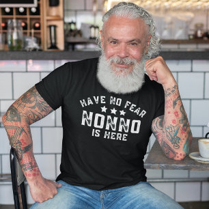 Haben Sie keine Angst Nonno ist hier lustige itali T-Shirt
