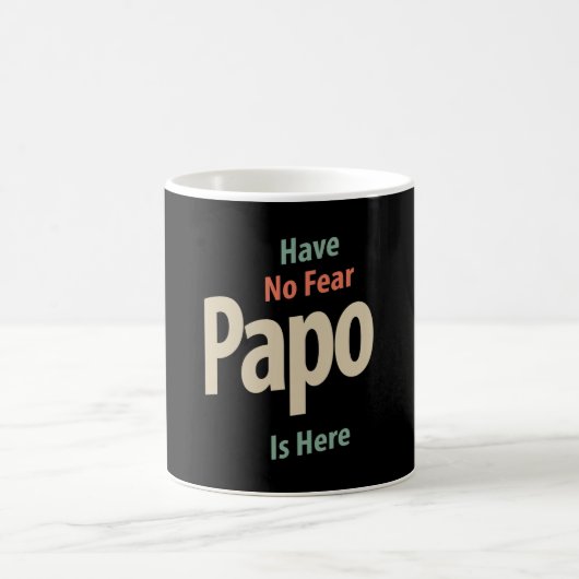 Haben Sie keine Angst Papo ist hier | Father Gift Kaffeetasse (Mittel)