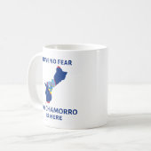Haben Sie keine Furcht, das Chamorro ist hier! Kaffeetasse (Vorderseite Links)
