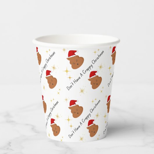 Haben Sie keine verrückten Weihnachts-Party Cups S Pappbecher (Vorderseite)
