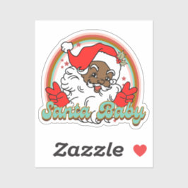 Haben Sie Melanin Weihnachten Schwarzer Weihnachts Aufkleber