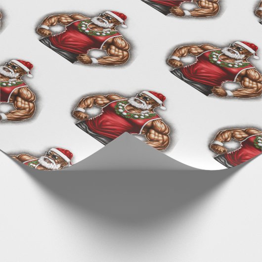 Haben Sie Melanin Weihnachten Schwarzer Weihnachts Geschenkpapier (Ecke)