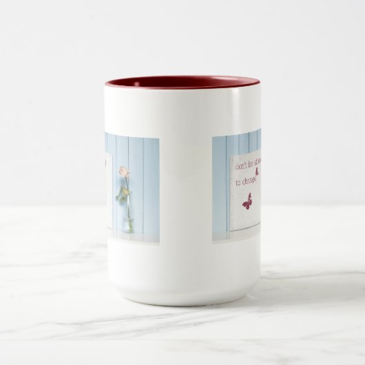 Haben Sie nicht Angst zu ändern Tasse (Zentrum)