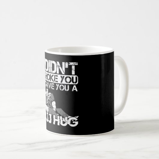 Haben Sie nicht erstickt BJJ Hug Jiu Jitsu MIXED M Kaffeetasse (VorderseiteRechts)