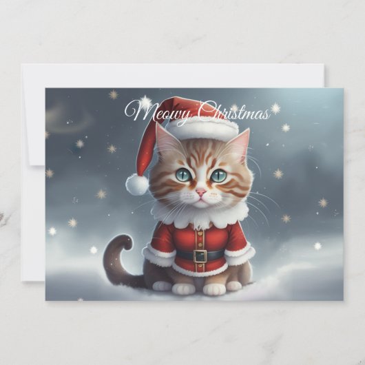 Haben Sie perfekte Weihnachten ~ Meow ^-^ (Vorderseite)