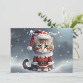 Haben Sie perfekte Weihnachten ~ Meow ^-^ (Stehend Vorderseite)