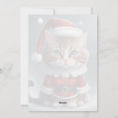 Haben Sie perfekte Weihnachten ~ Meow ^-^ (Rückseite)