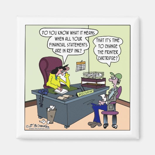 Haben Sie rote Tinte? Ändern Sie die Druckerpatron Magnet (Vorne)