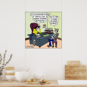 Haben Sie rote Tinte? Ändern Sie die Druckerpatron Poster (Küche)