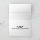 Haben Sie schönen Ferien! Grußkarte Karte (Innenseite)