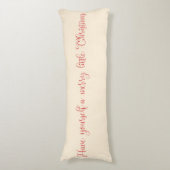 Haben Sie sich ein fröhliches kleines Seitenschläferkissen (Vorderseite Vertikal)