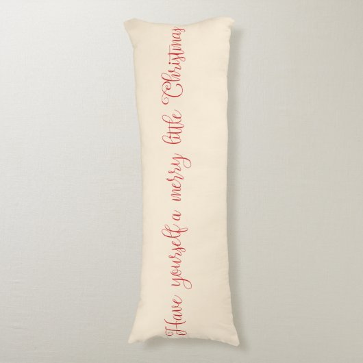 Haben Sie sich ein fröhliches kleines Seitenschläferkissen (Vorderseite Vertikal)