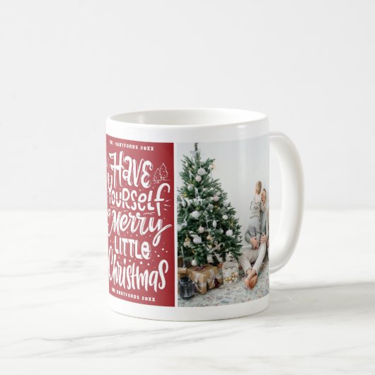 Haben Sie sich ein fröhliches, kleines Weihnachtsf Kaffeetasse (VorderseiteRechts)