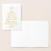 Haben Sie sich ein fröhliches kleines Weihnachtsfe Folienkarte (Anzeige)