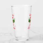 Haben Sie sich ein fröhliches kleines Weihnachtsfe Glas (Links)