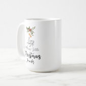 Haben Sie sich ein fröhliches kleines Weihnachtsfe Kaffeetasse (Vorderseite Links)