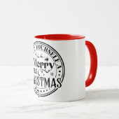 Haben Sie sich ein fröhliches kleines Weihnachtsfe Tasse (VorderseiteRechts)