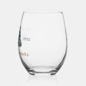 Haben Sie sich ein fröhliches kleines Weihnachtsfe Weinglas Ohne Stiel (Links)