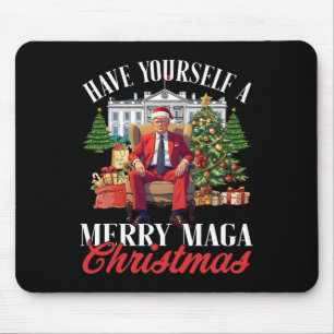 Haben Sie sich ein fröhliches Mega-Weihnachtsmann- Mousepad