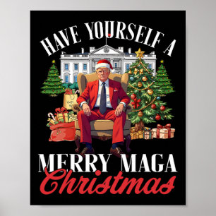 Haben Sie sich ein fröhliches Mega-Weihnachtsmann- Poster