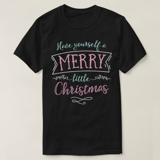 Haben Sie sich ein fröhliches Weihnachtsgeschenk ( T-Shirt (Design vorne)