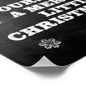 Haben Sie sich ein gemütliches Weihnachtsbrett? Poster (Ecke)