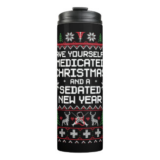 Haben Sie sich ein gepflegtes Weihnachten und eine Thermosbecher