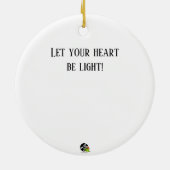 Haben Sie sich ein MAGA wenig Weihnachten Patrioti Keramik Ornament (Hinten)