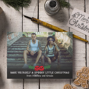 Haben Sie sich ein wunderbares kleines Weihnachtsf Feiertagskarte