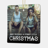 Haben Sie sich ein wunderbares kleines Weihnachtsf Keramikornament (Links)