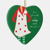 Haben Sie sich eine freche Keramik Ornament (Rechts)