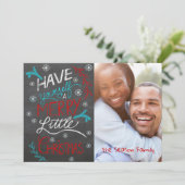 Haben Sie sich eine fröhliche kleine Einladung (Stehend Vorderseite)