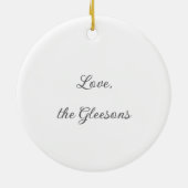 Haben Sie sich eine fröhliche kleine Weihnachtsred Keramik Ornament (Hinten)