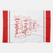 Haben Sie sich eine fröhliche kleine Weihnachtstyp Handtuch (Horizontal)