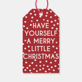 Haben Sie sich einen fröhlichen kleinen Weihnachts Geschenkanhänger