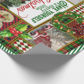 Haben Sie sich einen fröhlichen kleinen Weihnachts Geschenkpapier (Ecke)