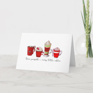 Haben Sie sich einen lustigen kleinen Kaffee Urlau Karte