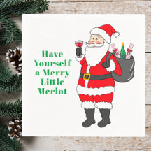 Haben Sie sich einen Merlot Santa Wine