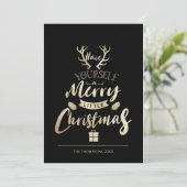 Haben Sie sich erfreulich wenig Weihnachten Gold s (Stehend Vorderseite)