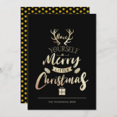 Haben Sie sich erfreulich wenig Weihnachten Gold s (Vorne/Hinten)