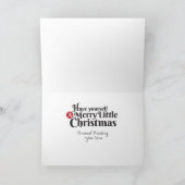 Haben Sie sich frohen wenig Editable Weihnachten (Innenseite)