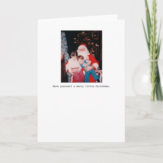 Haben Sie sich frohen wenig Weihnachten (Vorderseite)