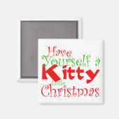 Haben Sie sich selbst ein kleines Weihnachtsmagnet Magnet (Vorderseite/Rückseite)